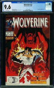 Wolverine #13 (1989) CGC 9.6 NM+