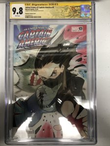 The United States Of Captain America (2021) # 4 (CGC 9.8 SS) Signed By Momoko