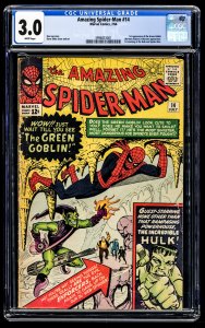 The Amazing Spider-Man #14 (1964) CGC Graded 3.0 - 1st Green Goblin