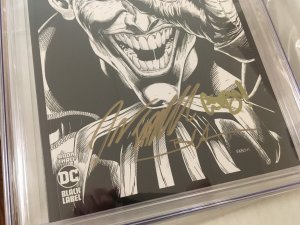 Batman THREE JOKERS #3 SIGNED 3x CGC 9.6 NM+ Johns Fabok Anderson 1:100 variant