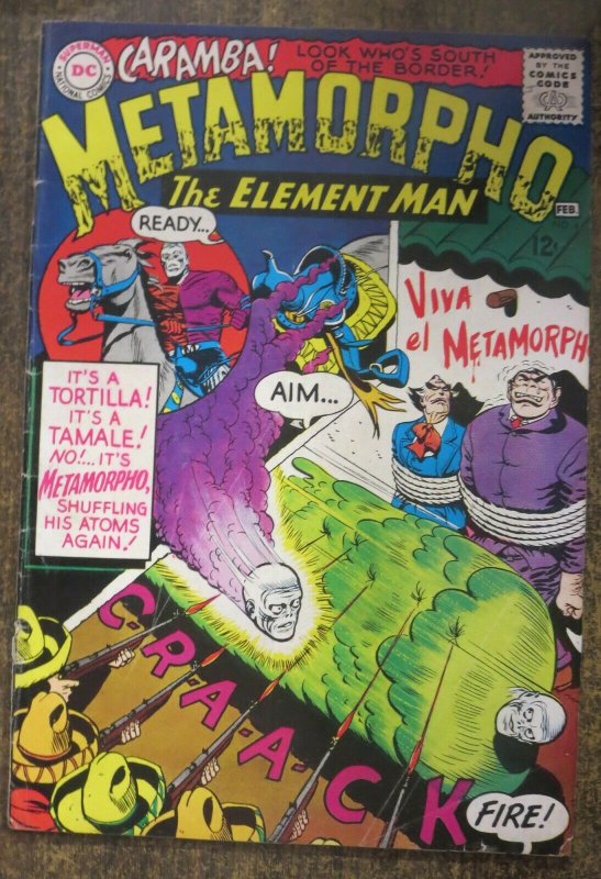 METAMORPHO #4 (DC, 2/1966)  GOOD (G), 2 SPINE SPLIT, OTHERWISE VG