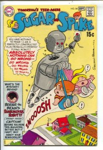 Sugar and Spike #84 1969- DC- Sheldon Mayer-paper dolls-robot cover & story -...
