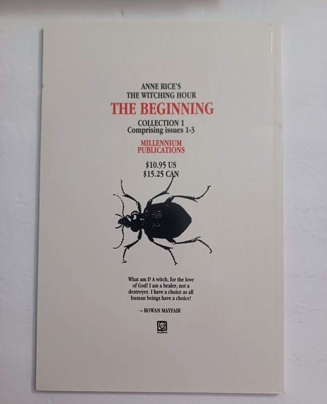 Anne Rice's The Witching Hour: The Beginning TPB -vampire- Millennium - 1994 -NM