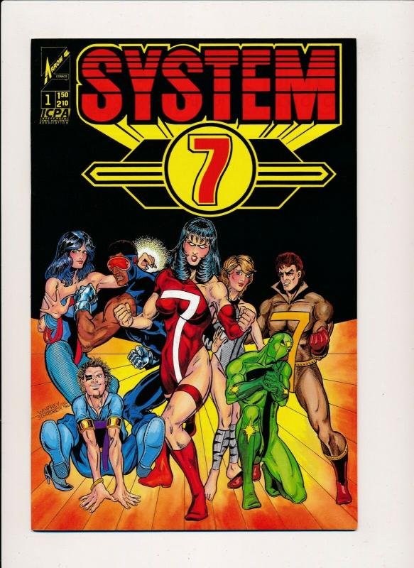 SYSTEM 7 #1, Arrow Comics ICPA 1987 ~ VF/NM(PF354B) 