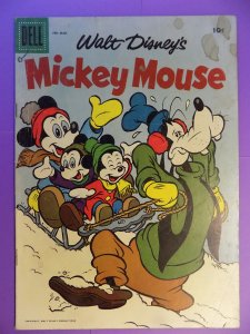 WALT DISNEY'S MICKEY MOUSE (1957) # 52 CARTOON SOLID BOOK