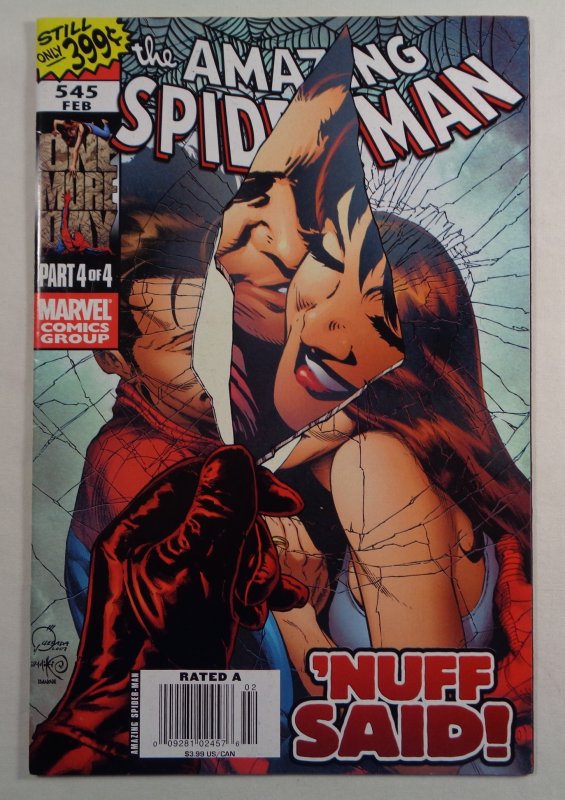 Amazing Spider-Man #545 Newsstand Edition HTF Marvel 2008
