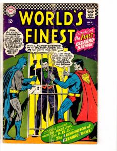 World's Finest Comics # 156 GD/VG DC Comic Book Batman Superman Flash Arrow J250