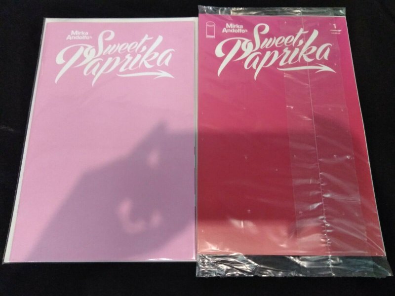 Mirka Andolfo's Sweet Paprika #1 LOT OF 5 COVERS ARTGERM MOMOKO BLANK UNDRESSED 