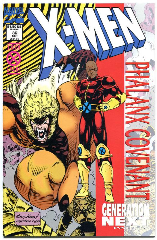 X-MEN #36, NM+, Wolverine, Gambit, Storm, Sabretooth, 1991, more Marvel in store 