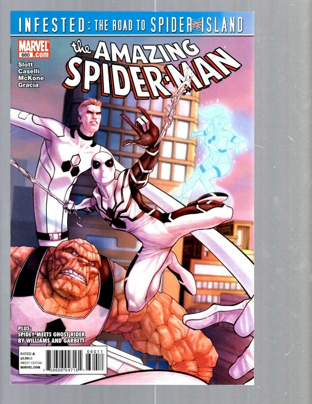 12 Comic Amazing Spider-Man 658 659 660 661 662 667 668 669 670 671 672 673 J448