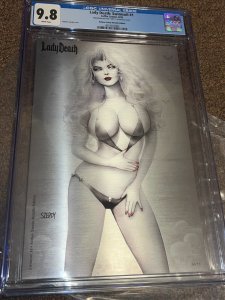 Lady Death Swimsuit 1, Nathan Szerdy Metallic Edition Variant, Ltd 77, CGC 9.8
