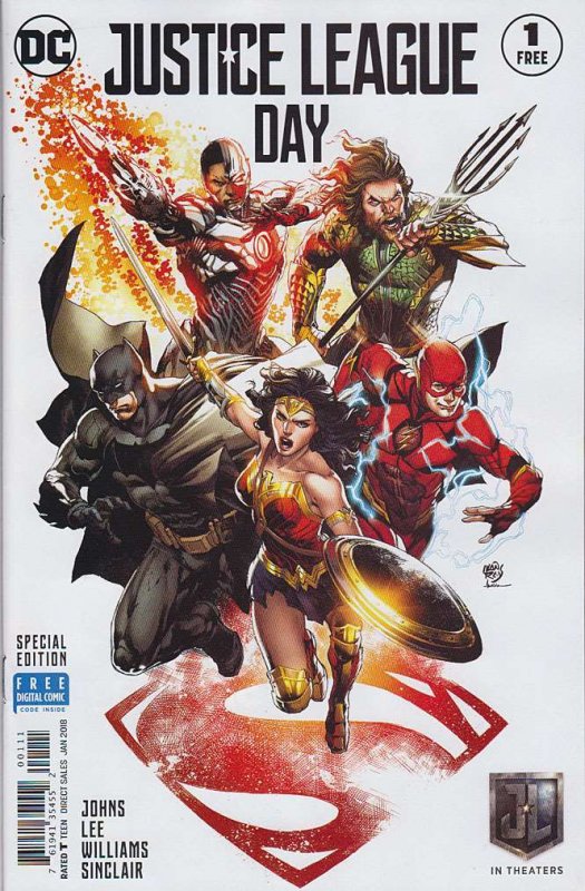 Justice League (2nd Series) #1I VF ; DC | New 52 Justice League Day Reprint