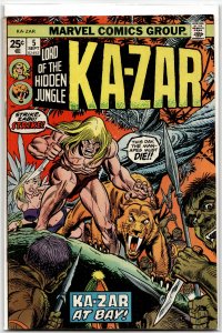 Ka-Zar #5 (1974) Ka-Zar