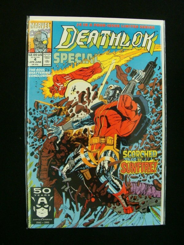 Marvel Comics Deathlok Special #1-4 Complete Run Limited Series