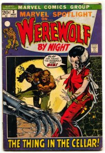 Marvel Spotlight #3 Werewolf By Night-Mike Ploog-comic book VG