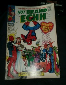 Not Brand Echh #6 g/vg Feb 1968 Marvel spoof comics comedy parody funny book