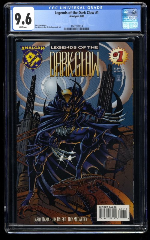 Legends of the Dark Claw #1 CGC NM+ 9.6 White Pages