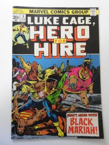 Hero for Hire #5 (1973) GD/VG Condition moisture damage