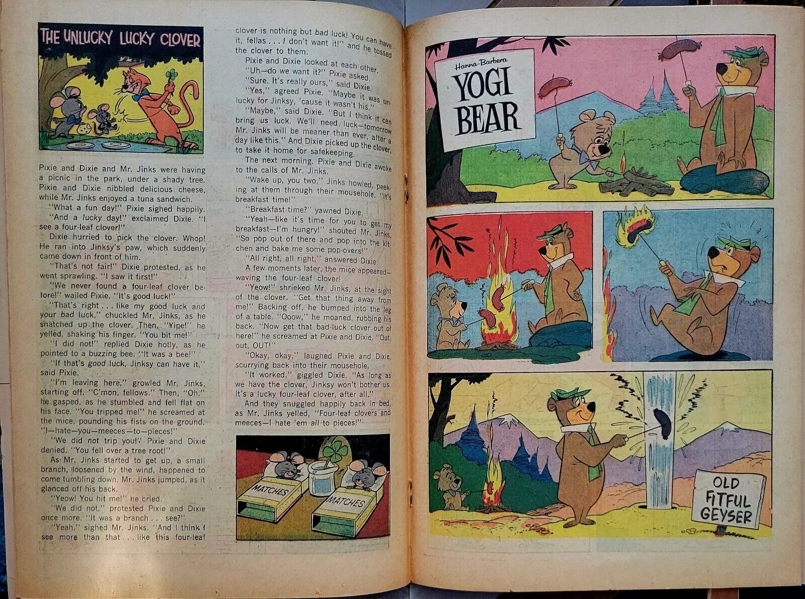 YOGI BEAR #22 FN (Gold Key 1965) "Joins The Mounties" HANNA- BARBERA ...