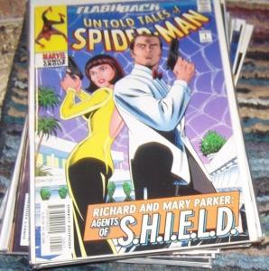 Untold Tales of Spider-Man #1 (Feb 1997, Marvel) RICHARD AND MARY PARKER SHIELD