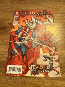 Lot Of 5 Injustice YEAR THREE DC Comic Books # 9 10 11 12 + Annual 1 NM 1 J429