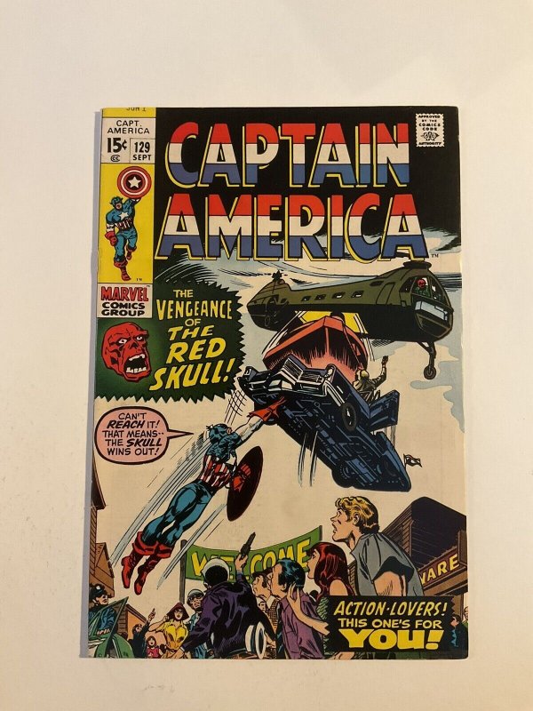Captain America 129 Fine+ Fn+ 6.5 Marvel