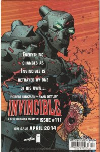 Invincible # 109 Cover A NM- Image 2014 [R9]