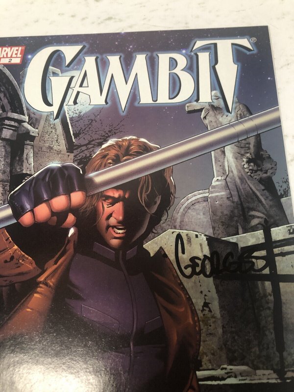 Gambit (2004) # 2 Variant • Signed Georges Jeanty • Marvel Comics • John Layman