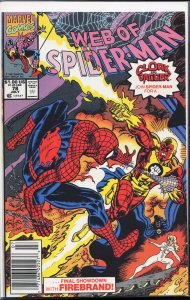 Web of Spider-Man #78 Newsstand Edition (1991) Spider-Man