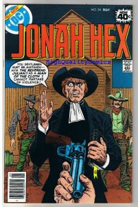 JONAH HEX #24, NM-, Minister, Preacher, Gun, Scar, 1977, more JH in store