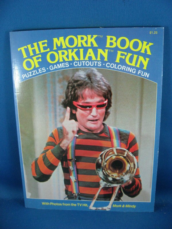 THE MORK BOOK OF ORKIAN FUN F VF ROBIN WILLIAMS PHOTO CVR COMPLETE 1979