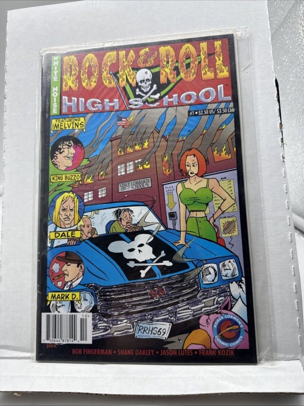 ROCK & ROLL HIGH SCHOOL #1 Roger Corman Comics 1995  Bob Fingerman Shane Oakley