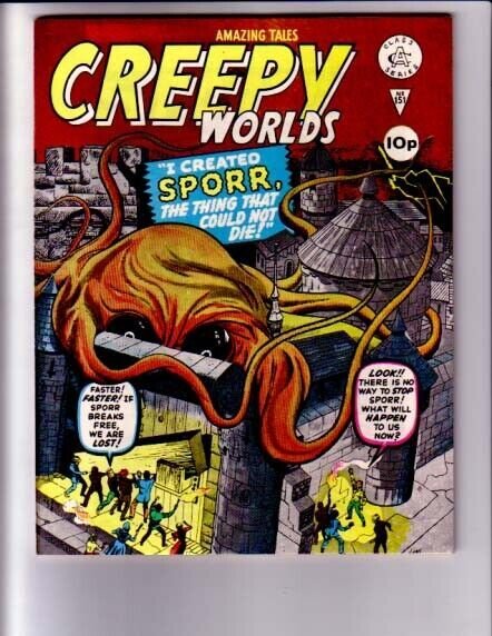 AMAZING TALES CREEPY WORLDS #151-KIRBY ART VF