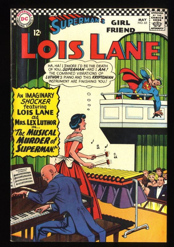 Superman's Girl Friend, Lois Lane #65 FN 6.0 White Pages