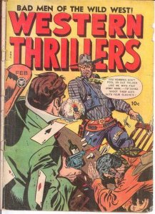 WESTERN THRILLERS (FOX) 4 GOOD February 1949 COMICS BOOK