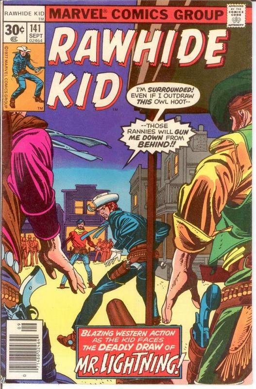 RAWHIDE KID (1960-1979) 141 F-VF Sept. 1977 COMICS BOOK