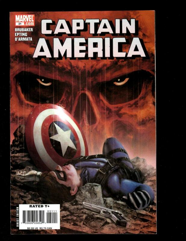 10 Captain America Marvel Comics # 26 28 30 31 33 34 35 39 41 42 RP2