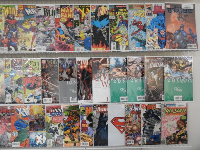 Huge Lot 140+ Comics W/Thor, Spider-Man, Wolverine+MORE!! Avg VF- Condition!!