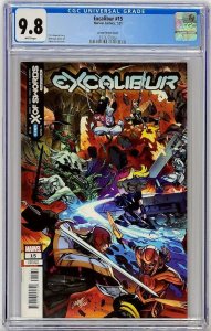 Excalibur #15 Marvel 2021 CGC 9.8 Larraz Variant 1 of only 2 @ Top Census Grade