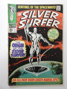 The Silver Surfer #1 (1968) FR/GD Condition 1/2 book-length spine split