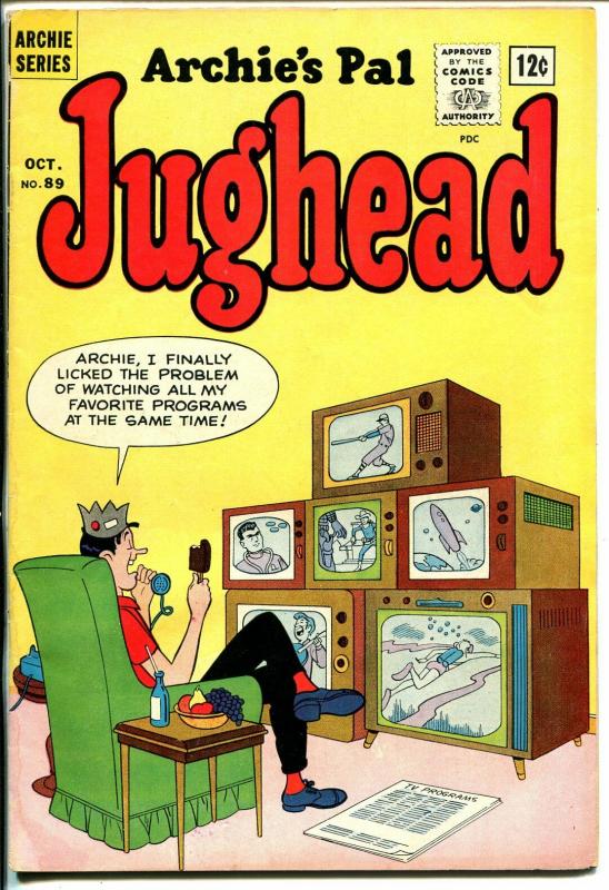 Archie's Pal Jughead #89-Betty-Veronica-ice cream-TV sets-VG-