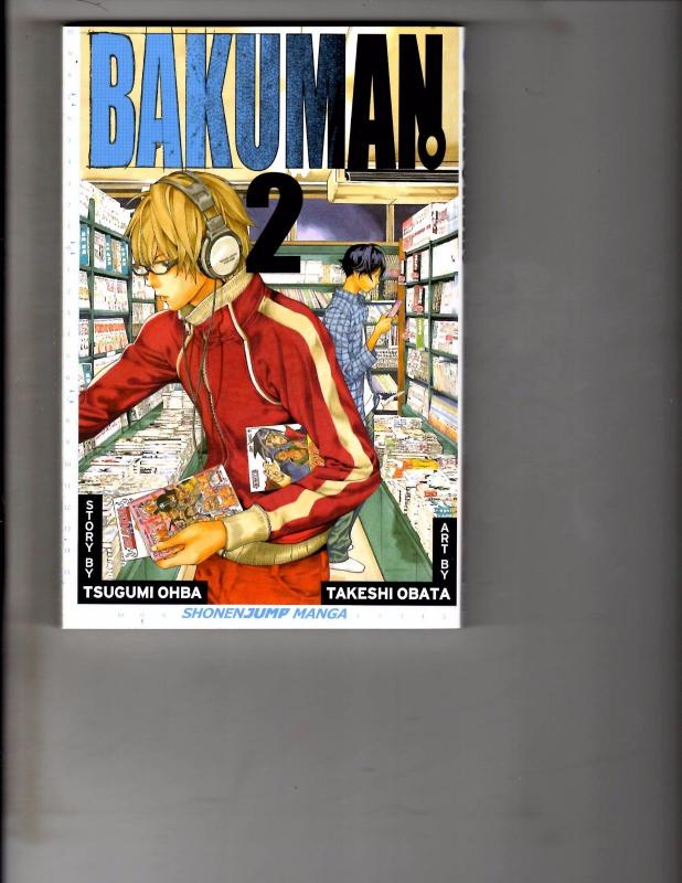 Bakuman Vol 2 TPB Manga Anime Death Note Bleach Naruto Dragonball WR1