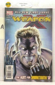 Weapon X #1 (2002) Wolverine A- Sabertooth