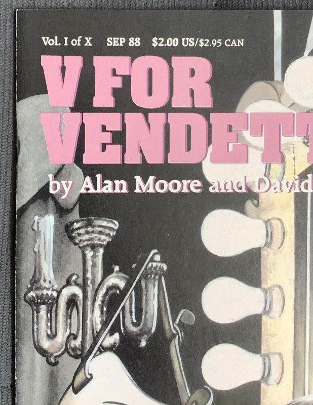 V For Vendetta # 1 - (DC Comics, 1988) Alan Moore story NM/MT Condition