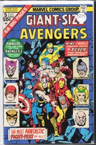 Giant-Size Avengers #5 (1975) The Avengers