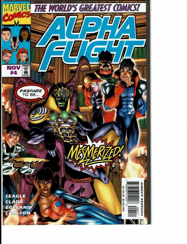 8 Alpha Flight Marvel Comic Books # 1 2 (2) 3 4 5 6 In the Beginning X-Men TW40