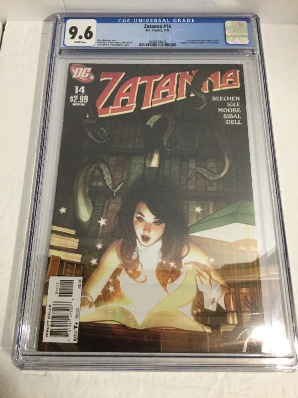 Zatanna 14 Cgc 9.6 White Pages Adam Hughes Cover AH!