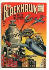 BLACKHAWK  #91-1955-ROBOTIC TERROR COVER-vg 