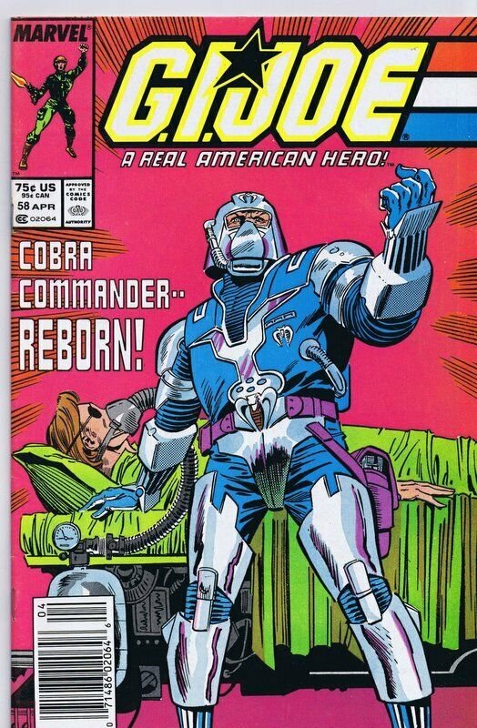 GI Joe A Real American Hero #56 ORIGINAL Vintage 1987 Marvel Comics Newsstand 