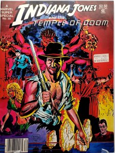 INDIANA JONES & TEMPLE OF DOOM-MARVEL SUPER SPECIAL #30 WHITE PAGES (1984) NM